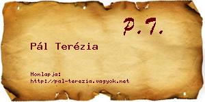 Pál Terézia névjegykártya