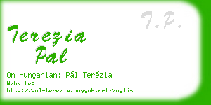 terezia pal business card
